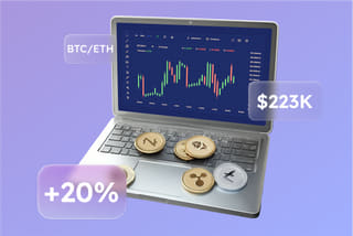 AI automated trading system technology visualization on Clear Mintdom